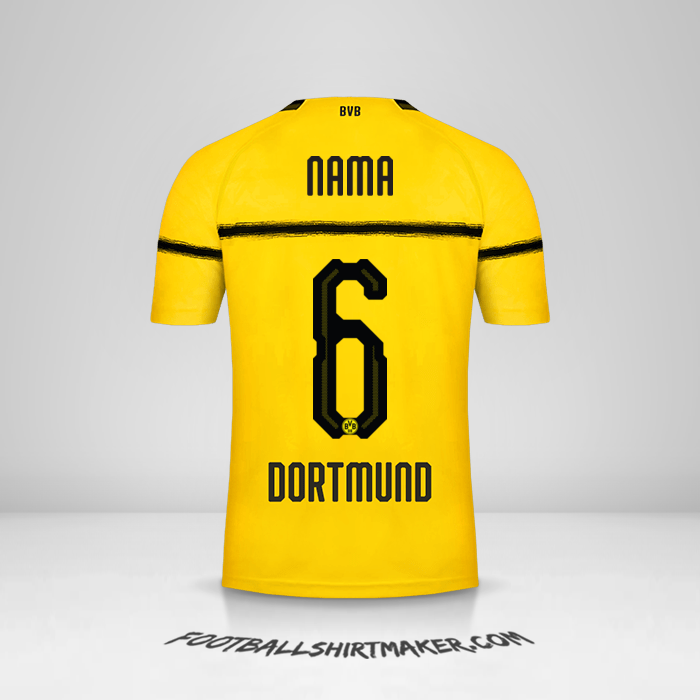 Jersey Borussia Dortmund Cup 2018/19 -  nama - 6