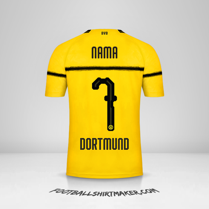 Jersey Borussia Dortmund Cup 2018/19 -  nama - 7