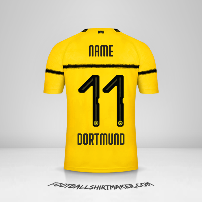 Trikot Borussia Dortmund Cup 2018/19 -  name - 11