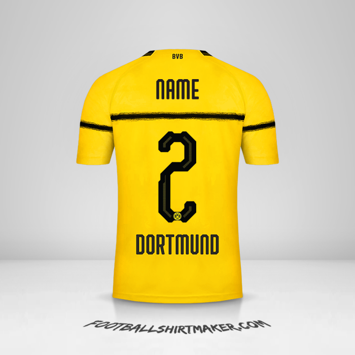 Shirt Borussia Dortmund Cup 2018/19 -  name - 2