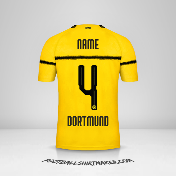Jersey Borussia Dortmund Cup 2018/19 -  name - 4