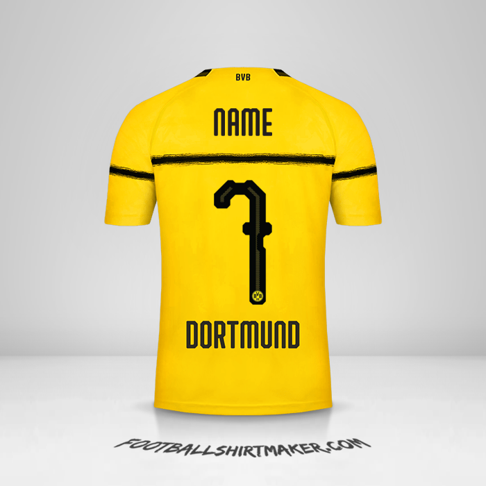 Shirt Borussia Dortmund Cup 2018/19 -  name - 7