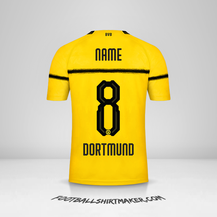 Shirt Borussia Dortmund Cup 2018/19 -  name - 8
