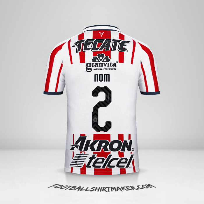 Maillot Guadalajara 2018/19 -  nom - 2
