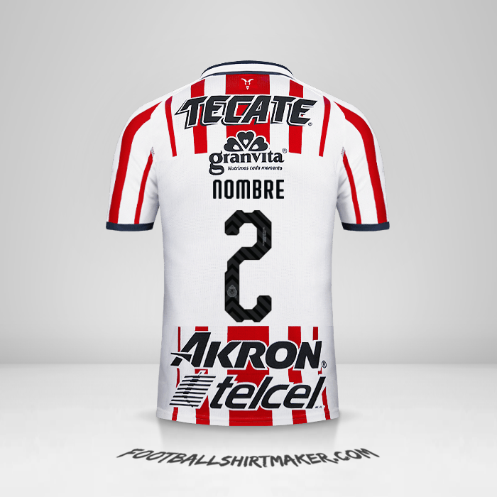 Camiseta Guadalajara 2018/19 -  nombre - 2