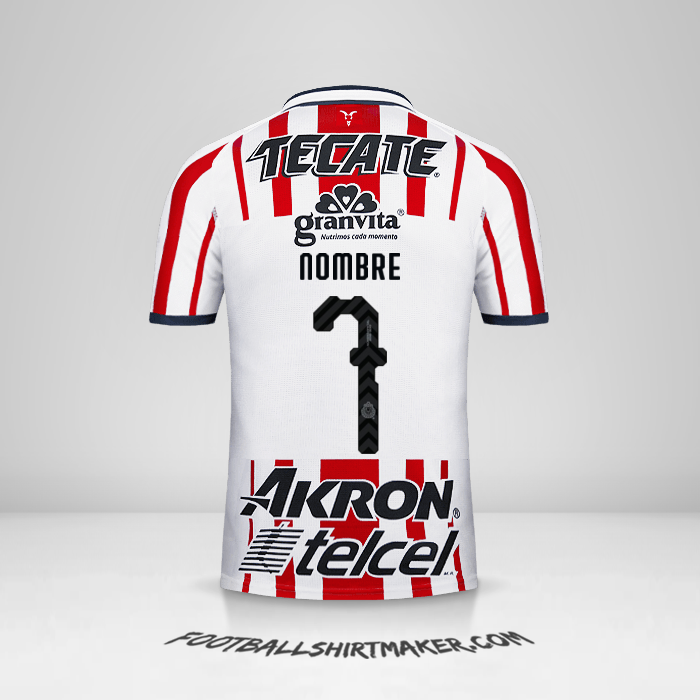 Jersey Guadalajara 2018/19 -  nombre - 7