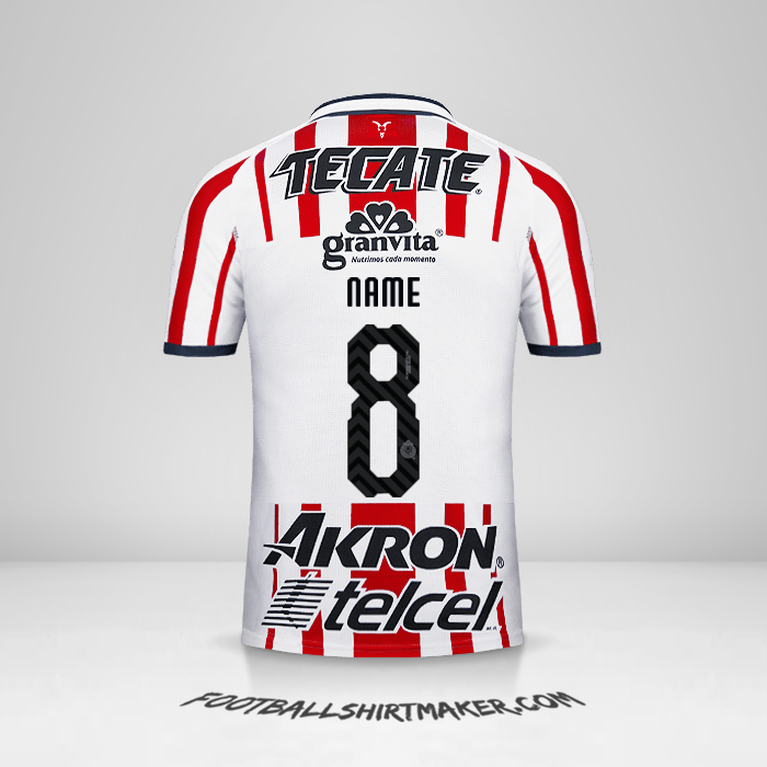 Jersey Guadalajara 2018/19 -  name - 8