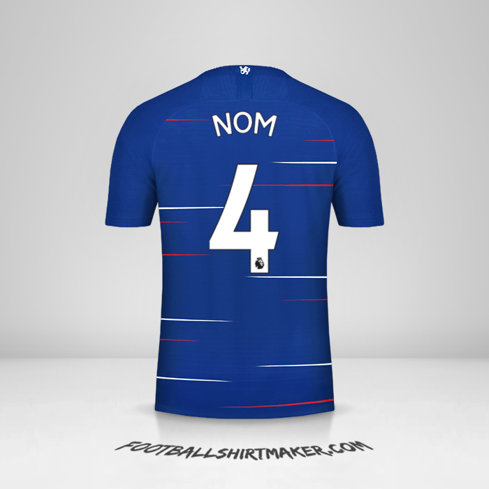 Maillot Chelsea 2018/19 -  nom - 4