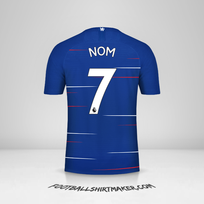 Maillot Chelsea 2018/19 -  nom - 7