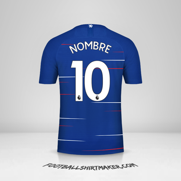 Jersey Chelsea 2018/19 -  nombre - 10