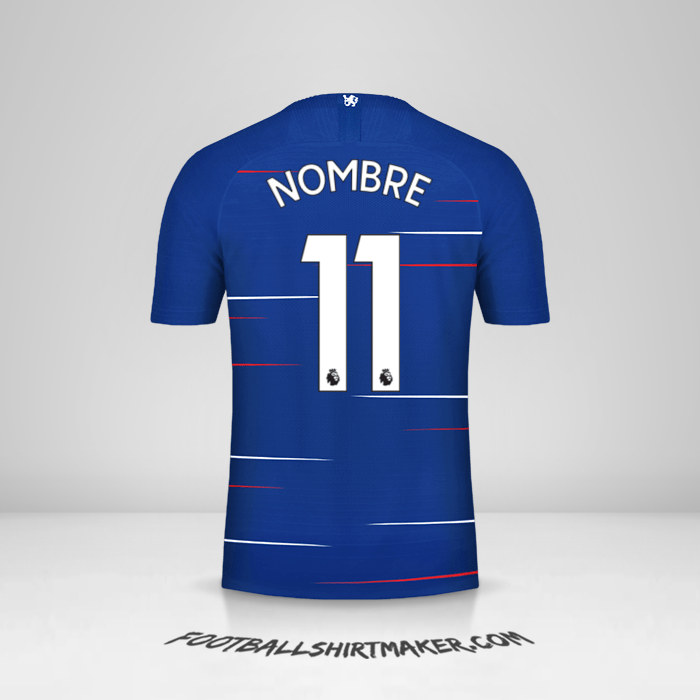 Jersey Chelsea 2018/19 -  nombre - 11