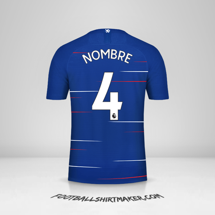 Camiseta Chelsea 2018/19 -  nombre - 4