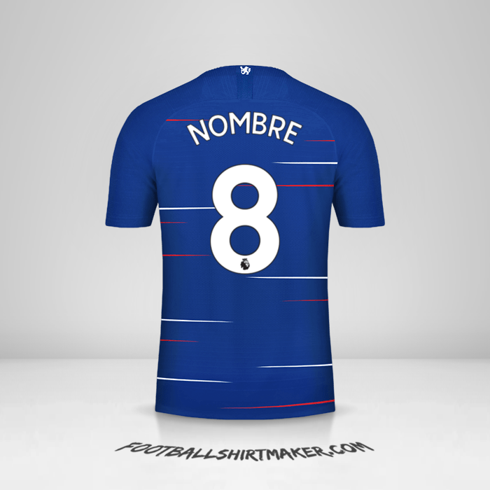 Jersey Chelsea 2018/19 -  nombre - 8