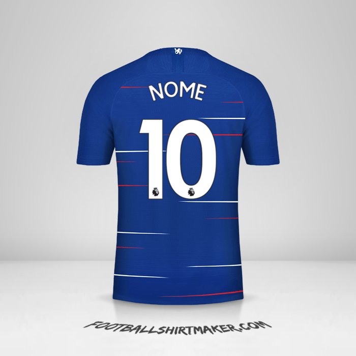 Camisa Chelsea 2018/19 -  nome - 10