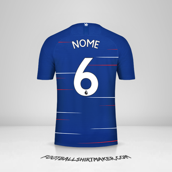 Camisa Chelsea 2018/19 -  nome - 6
