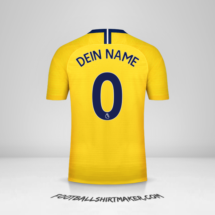 Trikot Chelsea 2018/19 II -  dein name - 0