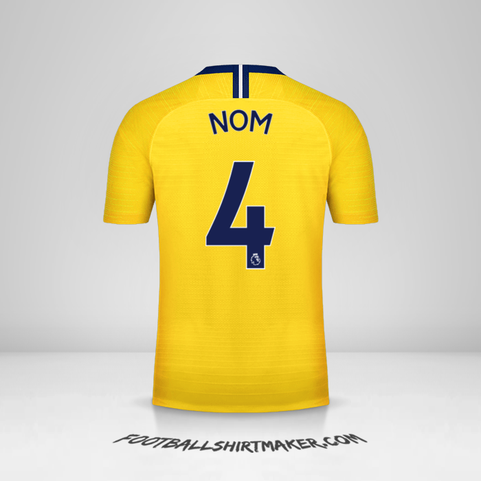 Maillot Chelsea 2018/19 Extérieur -  nom - 4