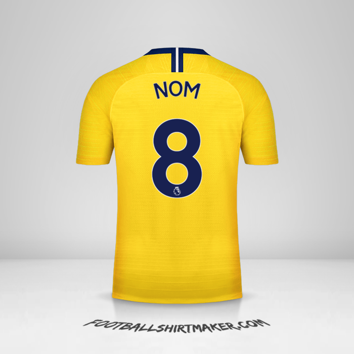 Maillot Chelsea 2018/19 Extérieur -  nom - 8