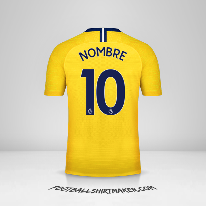 Jersey Chelsea 2018/19 Visita -  nombre - 10