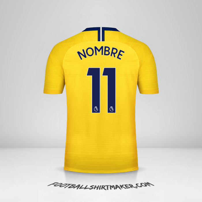 Camiseta Chelsea 2018/19 Visita -  nombre - 11