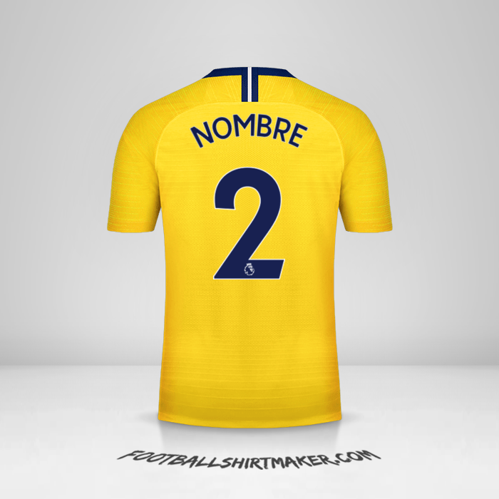 Jersey Chelsea 2018/19 Visita -  nombre - 2