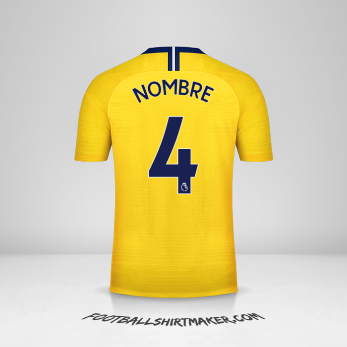 Camiseta Chelsea 2018/19 Visita -  nombre - 4