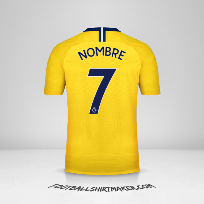 Camiseta Chelsea 2018/19 Visita -  nombre - 7