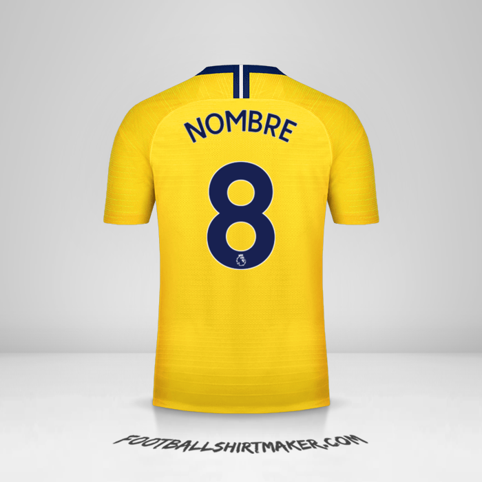 Jersey Chelsea 2018/19 Visita -  nombre - 8