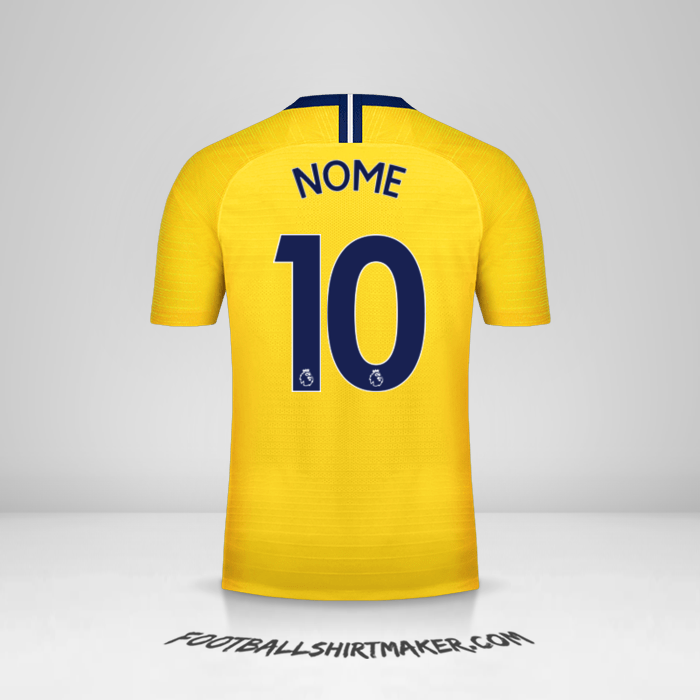 Maglia Chelsea 2018/19 Seconda -  nome - 10