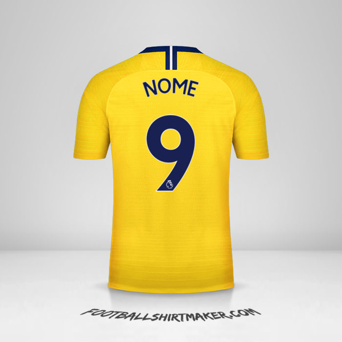 Maglia Chelsea 2018/19 Seconda -  nome - 9