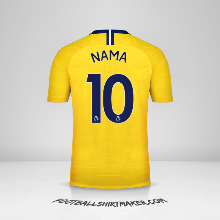 Jersey Chelsea 2018/19 Alternatif -  nama - 10