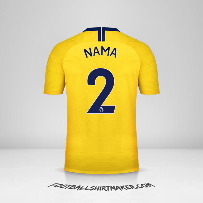 Jersey Chelsea 2018/19 Alternatif -  nama - 2