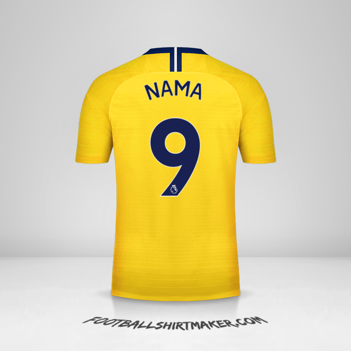 Jersey Chelsea 2018/19 Alternatif -  nama - 9