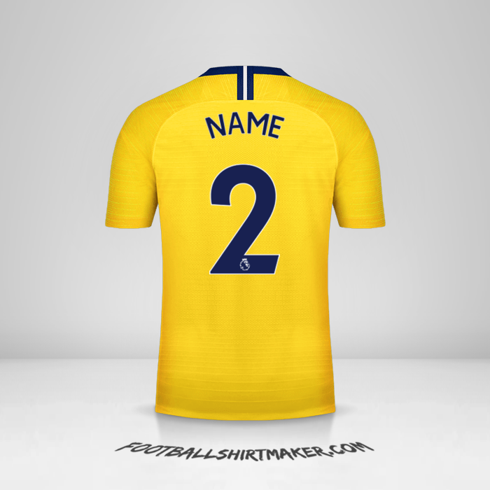 Jersey Chelsea 2018/19 Away -  name - 2