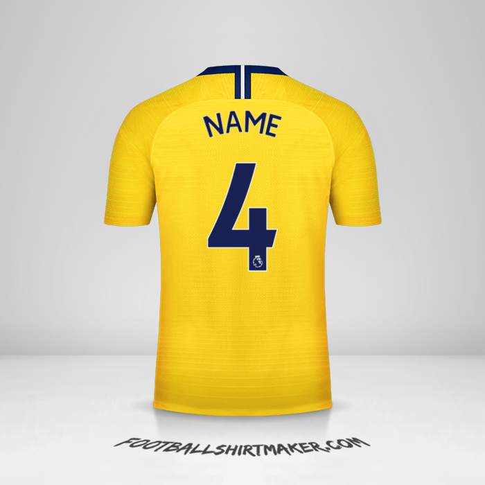 Jersey Chelsea 2018/19 Away -  name - 4