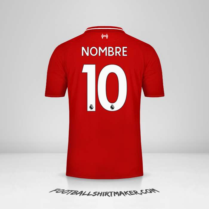 Camiseta Liverpool FC 2018/19 -  nombre - 10