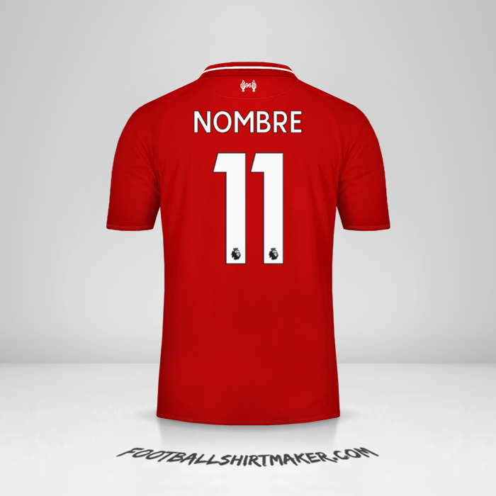 Camiseta Liverpool FC 2018/19 -  nombre - 11