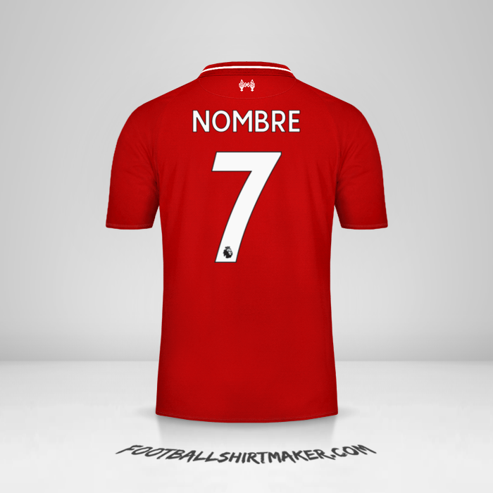 Jersey Liverpool FC 2018/19 -  nombre - 7