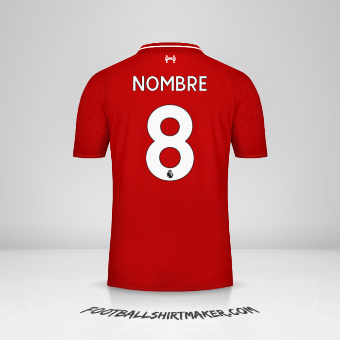 Jersey Liverpool FC 2018/19 -  nombre - 8