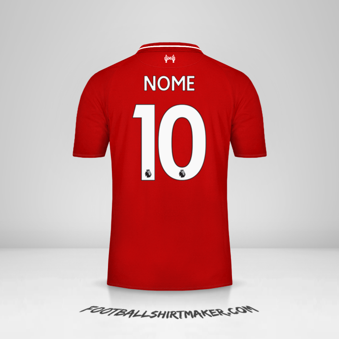 Camisola Liverpool FC 2018/19 -  nome - 10