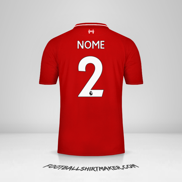Maglia Liverpool FC 2018/19 -  nome - 2