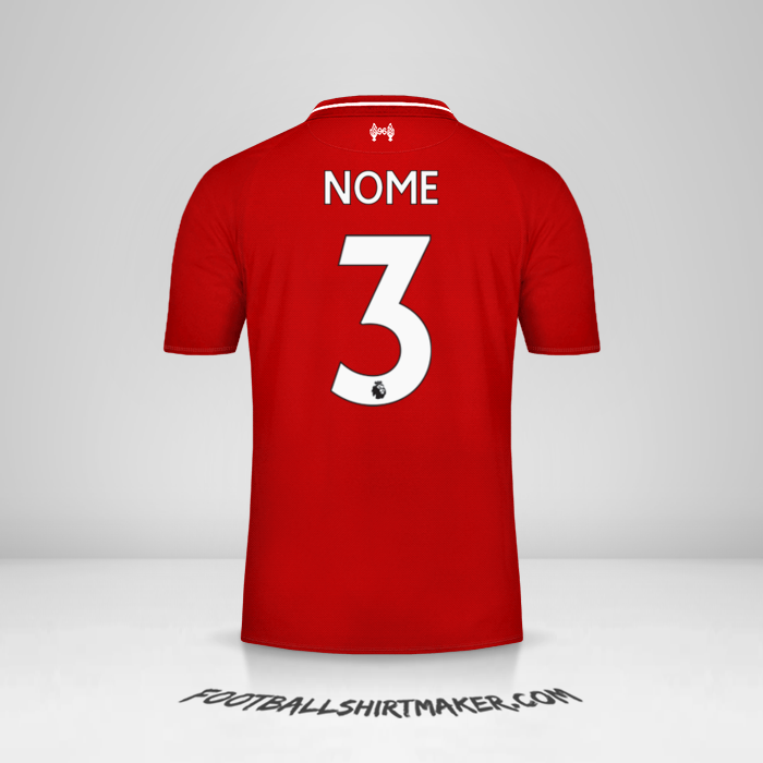 Camisa Liverpool FC 2018/19 -  nome - 3