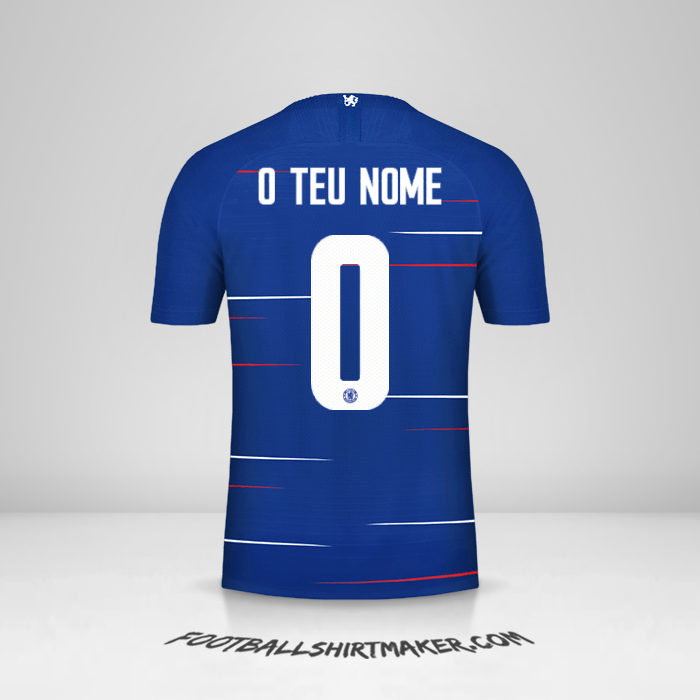 Camisola Chelsea Cup 2018/19 -  o teu nome - 0