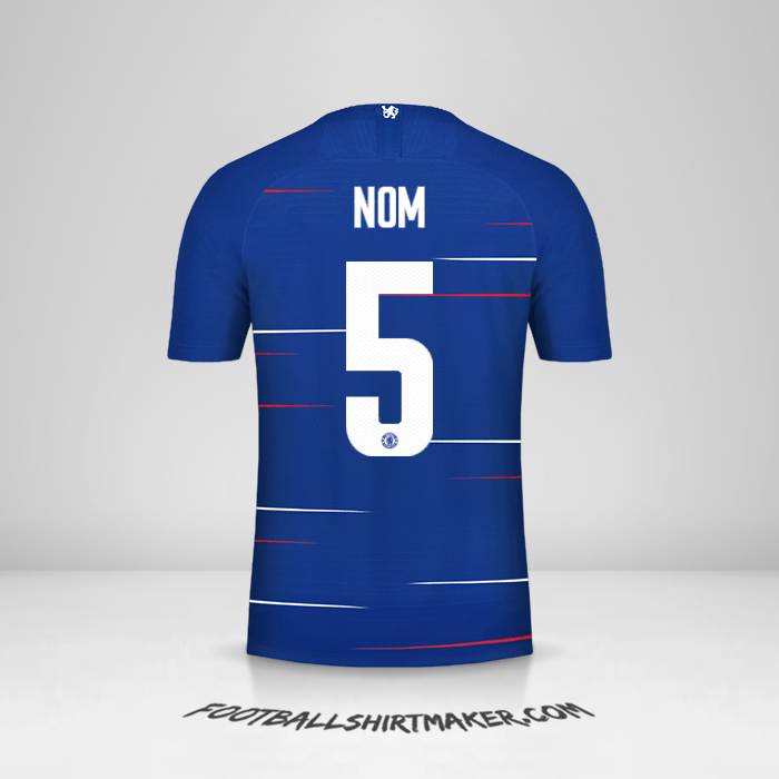 Maillot Chelsea Cup 2018/19 -  nom - 5