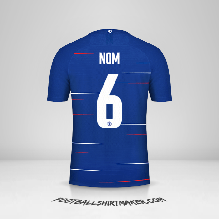 Maillot Chelsea Cup 2018/19 -  nom - 6