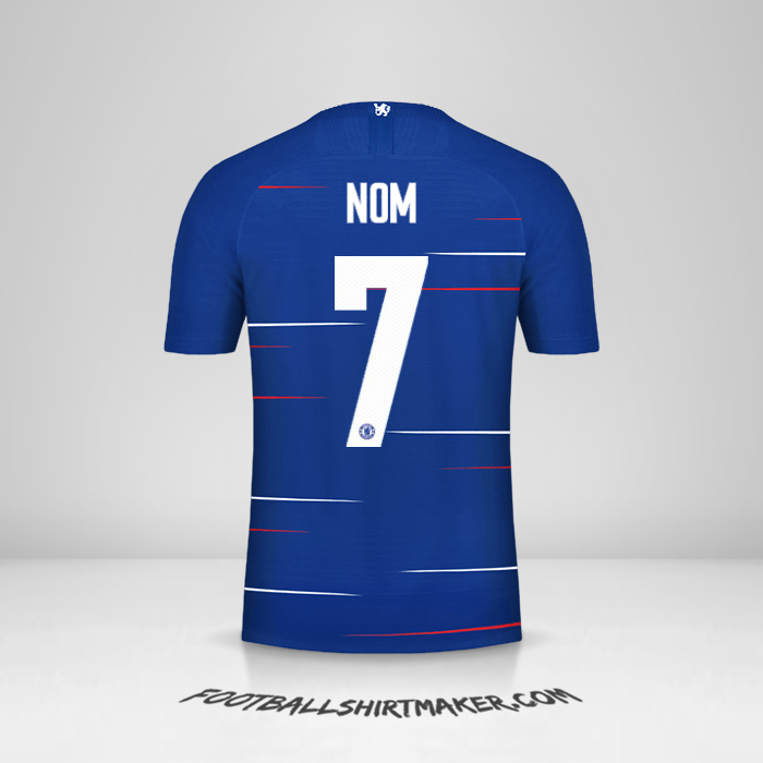Maillot Chelsea Cup 2018/19 -  nom - 7