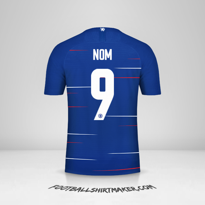 Maillot Chelsea Cup 2018/19 -  nom - 9