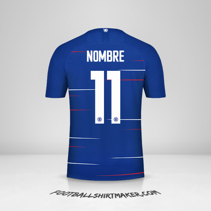 Jersey Chelsea Cup 2018/19 -  nombre - 11