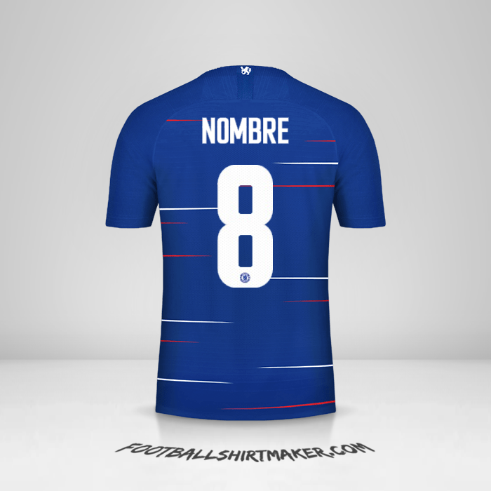 Jersey Chelsea Cup 2018/19 -  nombre - 8