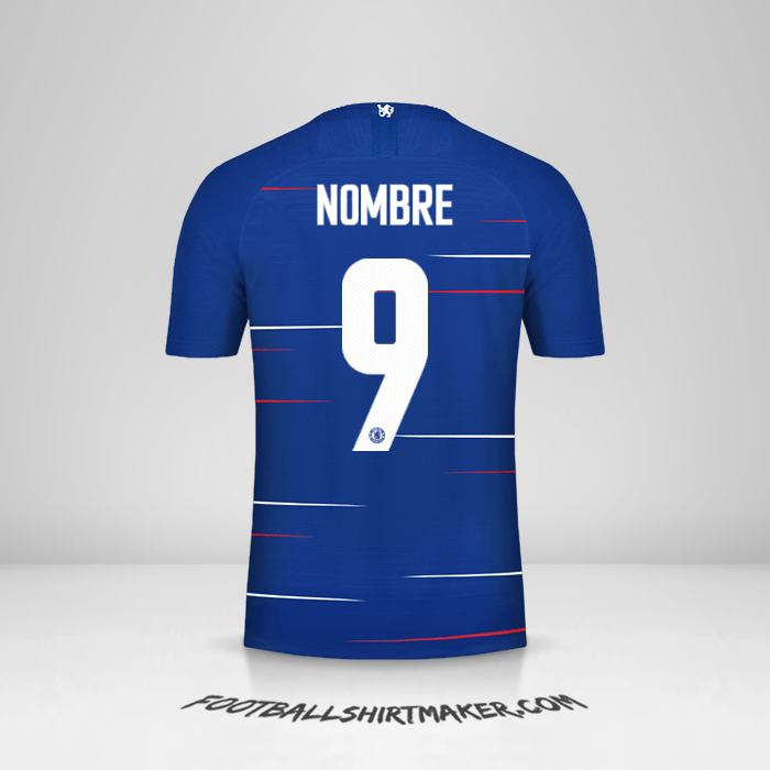 Jersey Chelsea Cup 2018/19 -  nombre - 9
